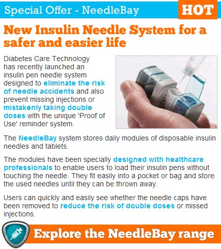 New Insulin Needle System for a safer and easier life