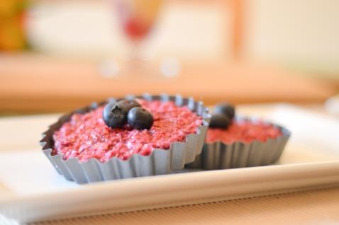 Raw Chocolate and Raspberry Tart